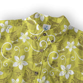 Tiki Mask Pattern Hawaii Shirt for Men, Aloha Floral Pattern Hawaii Shirt - The Palmix